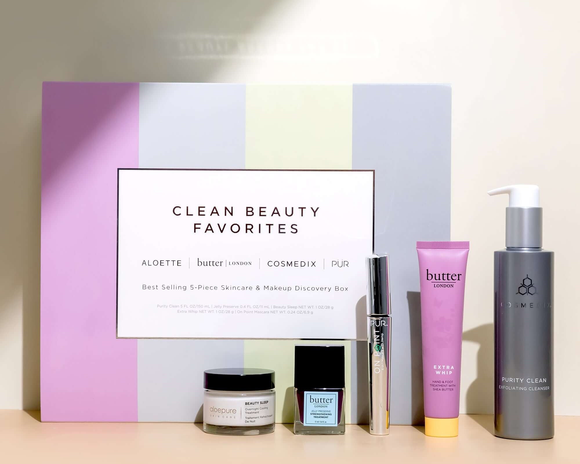 Clean Beauty News and the announcement of our Clean Beauty Favorites Best-Selling 5-Piece Skincare & Makeup Discovery Box! - C O S M E D I X